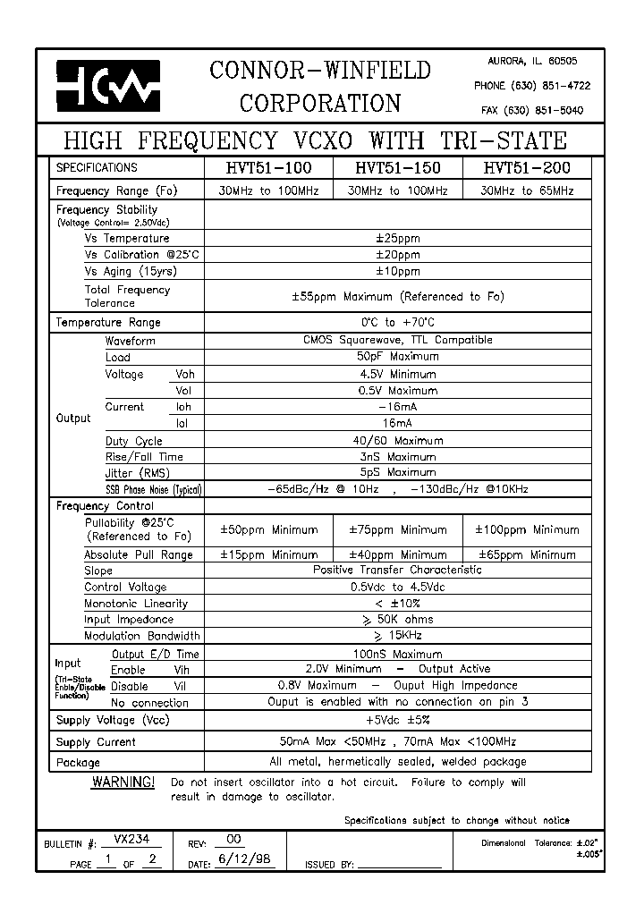 HVT51-100_4501335.PDF Datasheet