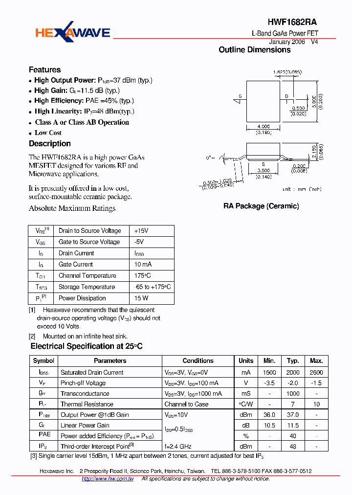 HWF1682RA_4322799.PDF Datasheet
