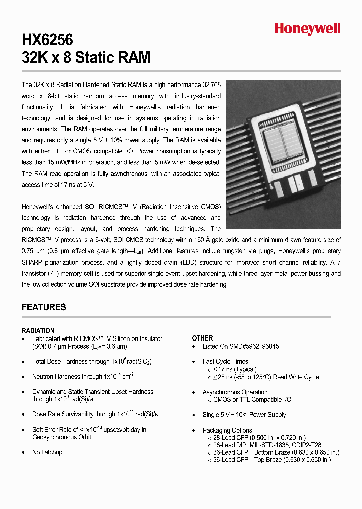 HX6256_4339782.PDF Datasheet