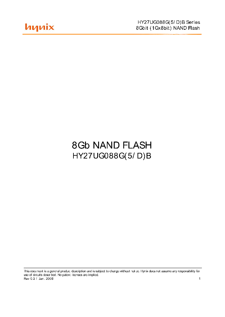 HY27UG088G5B_4578387.PDF Datasheet