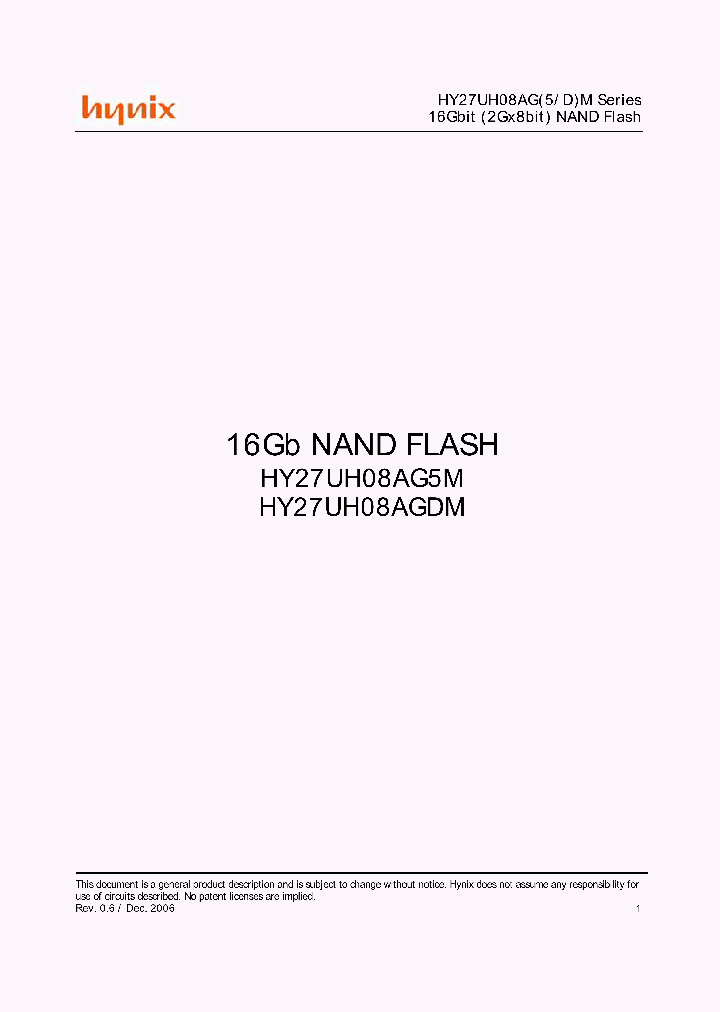 HY27UH08AG5M_4624036.PDF Datasheet