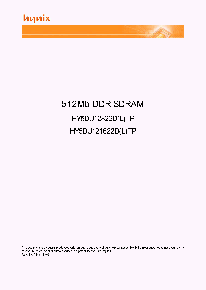 HY5DU12822DTP-D43_4564744.PDF Datasheet