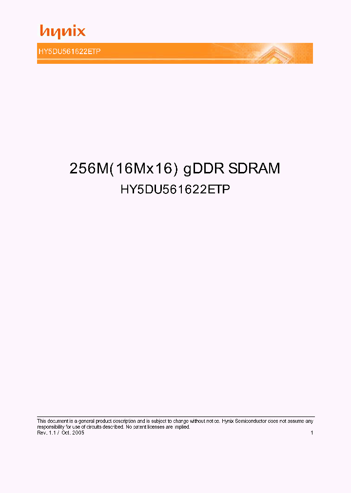 HY5DU561622ETP_4565226.PDF Datasheet