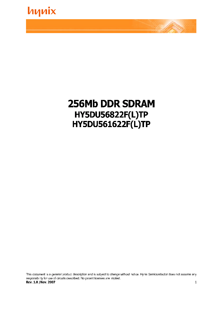 HY5DU56822FTP-D43_4566911.PDF Datasheet