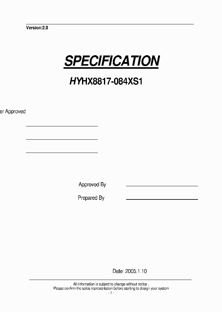 HYHX8817-084XS1_4899484.PDF Datasheet
