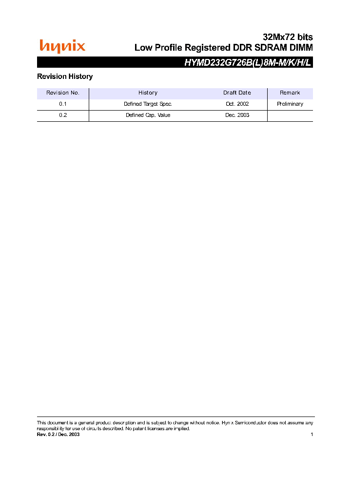 HYMD232G726B8M-H_4678937.PDF Datasheet