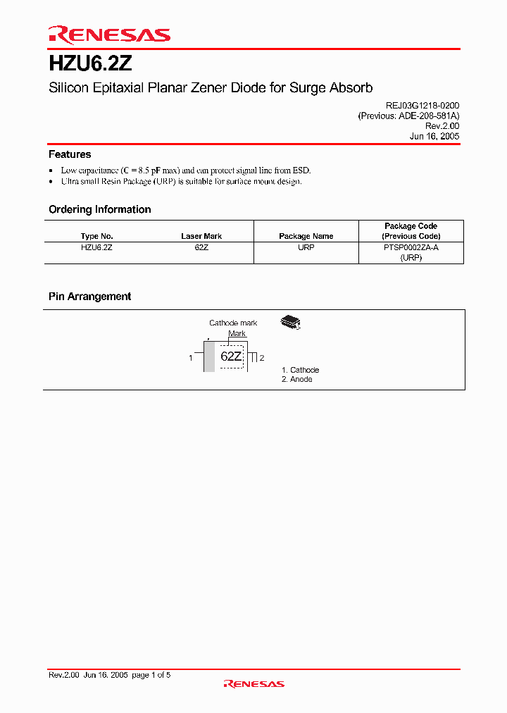 HZU62Z_4415349.PDF Datasheet