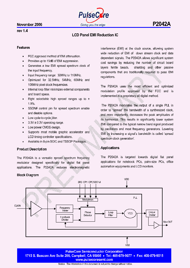 I2042AF-08SR_4610035.PDF Datasheet