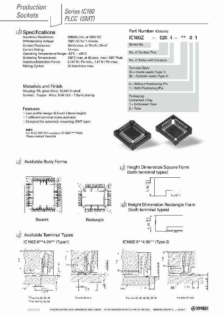 IC160Z-0444-240_4628706.PDF Datasheet