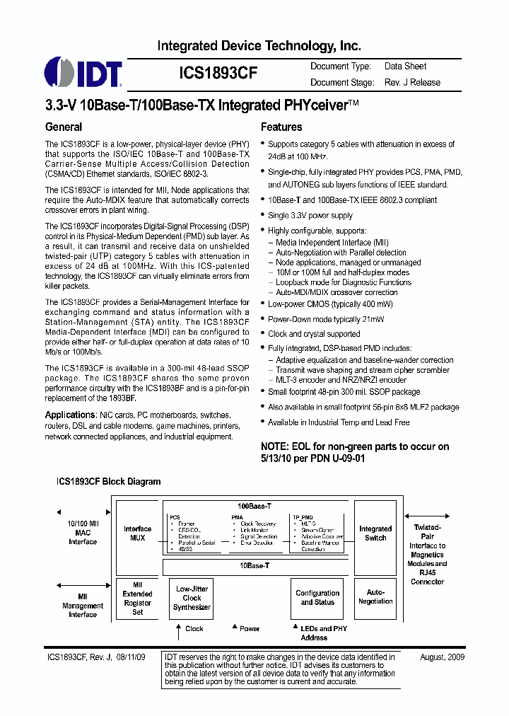 ICS1893CKILF_4532775.PDF Datasheet