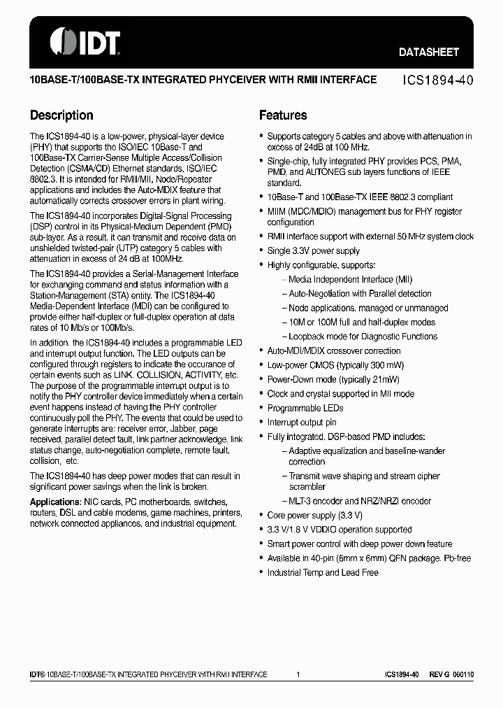 ICS1894-4010_4691449.PDF Datasheet