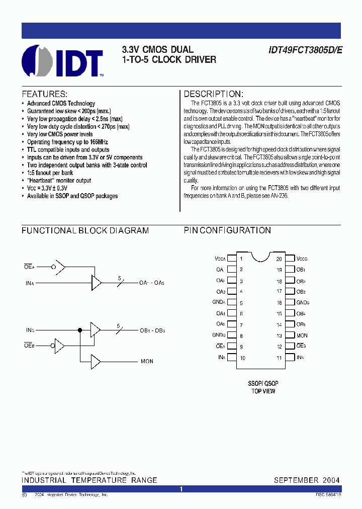 IDT49FCT3805DPYGI_4197009.PDF Datasheet