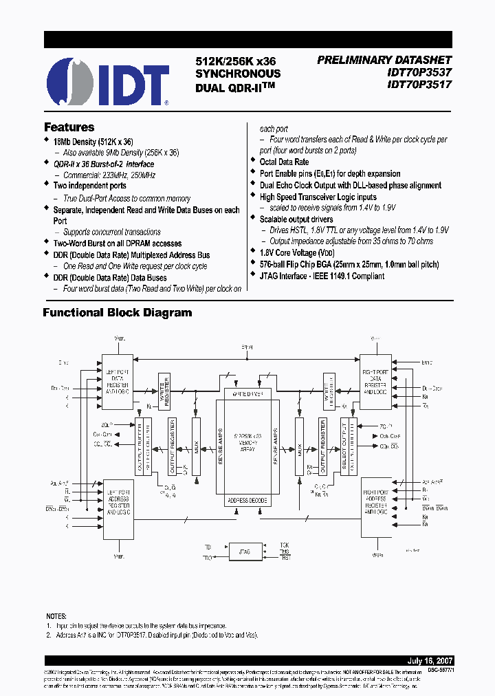 IDT70P3517_4461205.PDF Datasheet