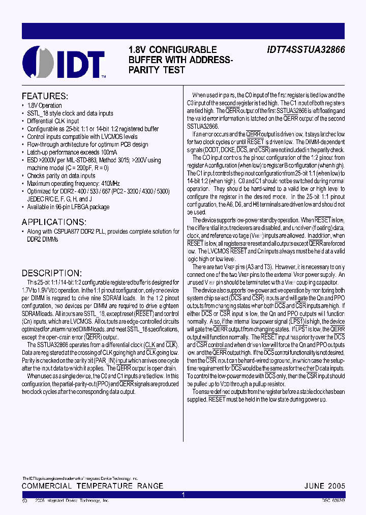 IDT74SSTUA32866_4183846.PDF Datasheet