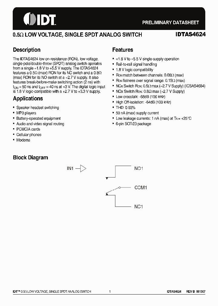 IDTAS4624_4183587.PDF Datasheet
