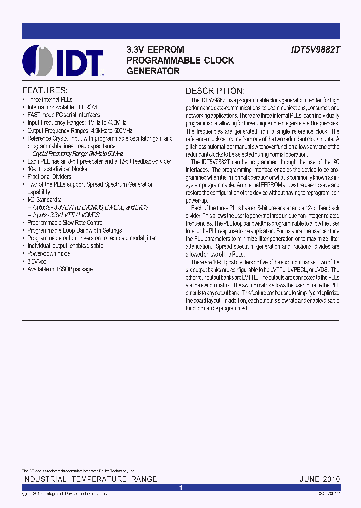 IDTIPGG5V9882T_4642208.PDF Datasheet