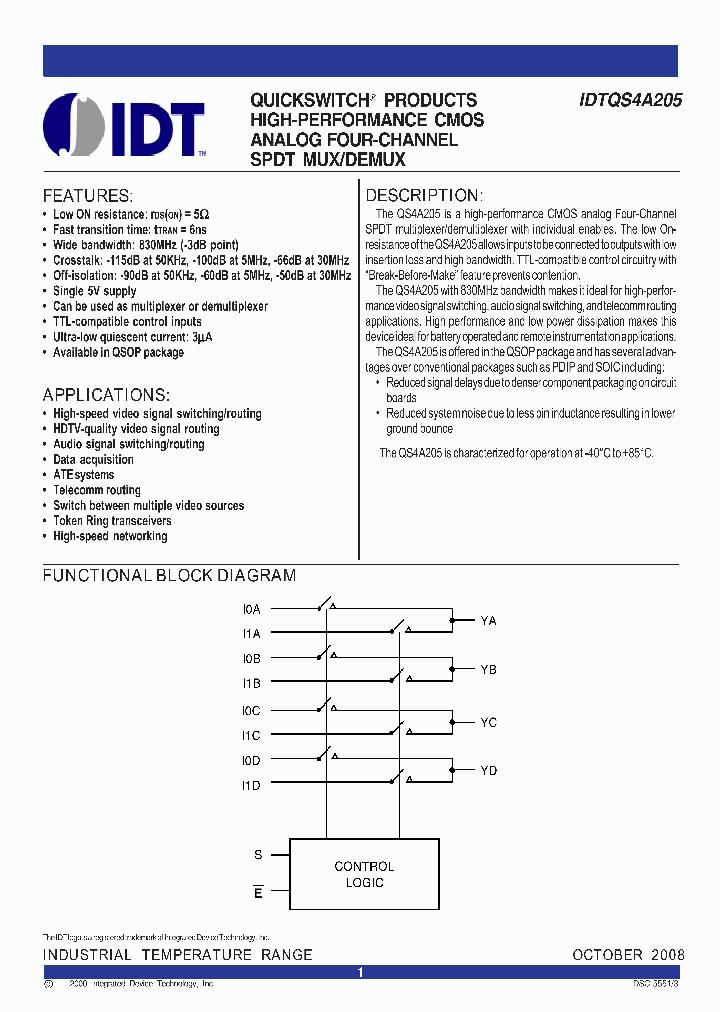 IDTQS4A20508_4889231.PDF Datasheet