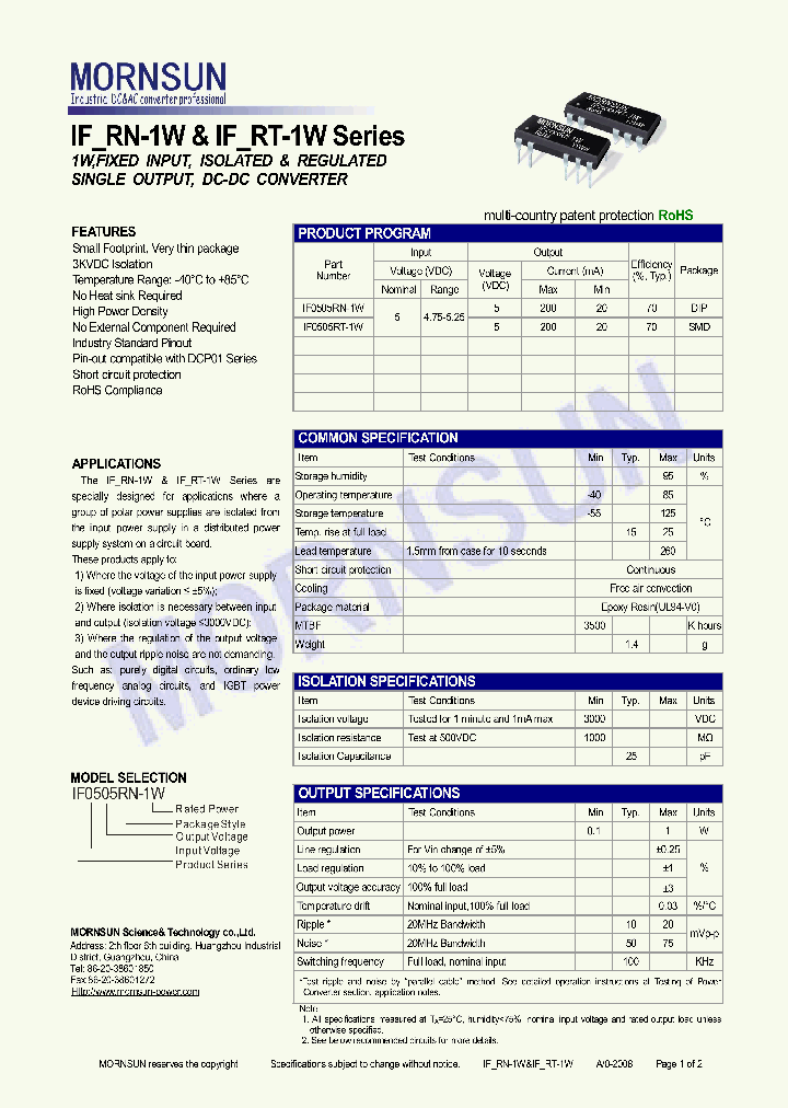 IF0505RN-1W_4610569.PDF Datasheet