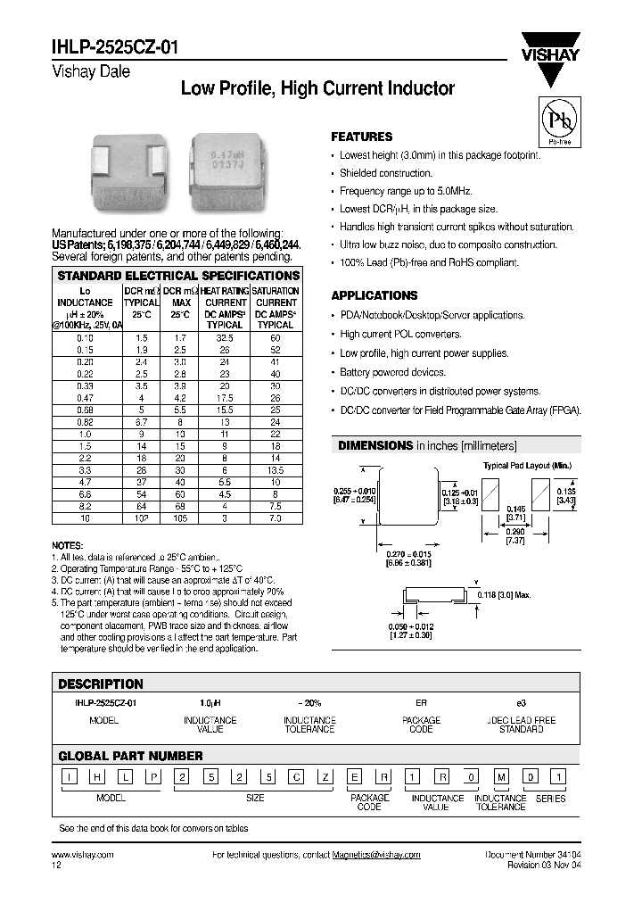IHLP2525CZER1R0M01_4529023.PDF Datasheet