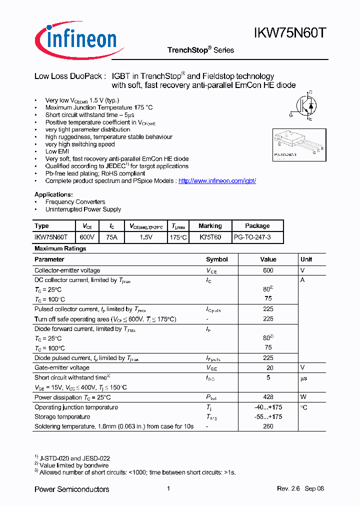 IKW75N60T08_4909219.PDF Datasheet