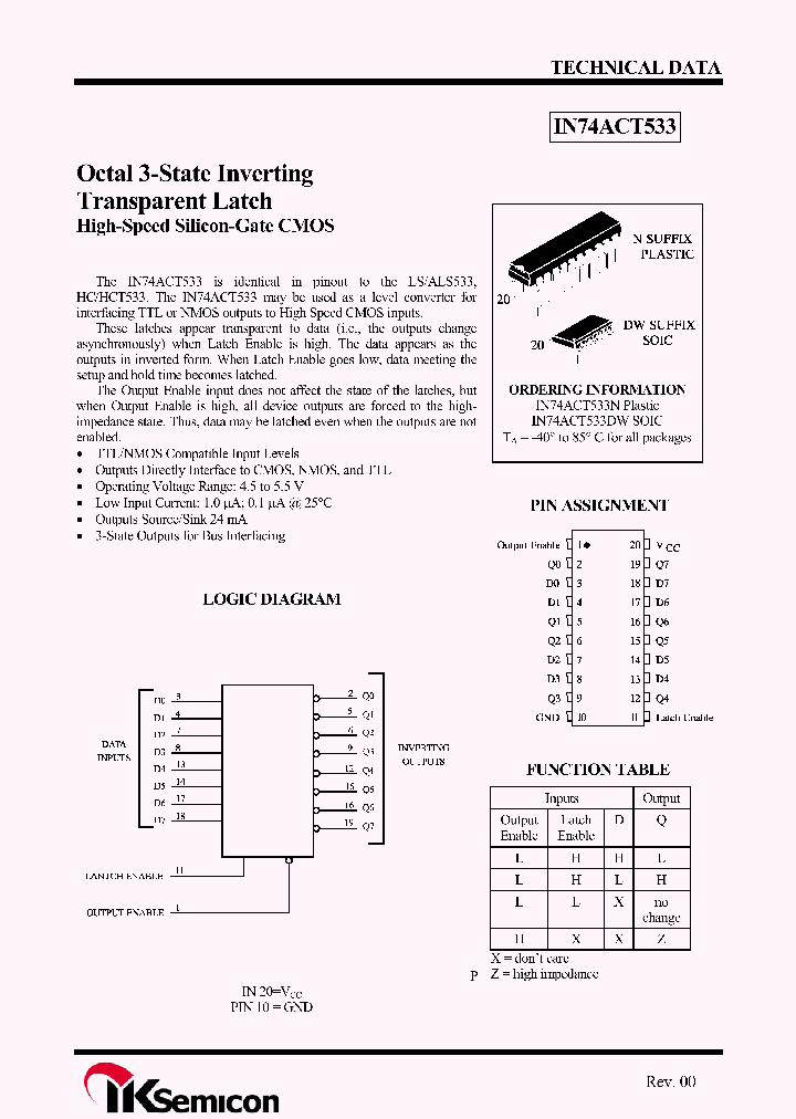 IN74ACT533_4751196.PDF Datasheet