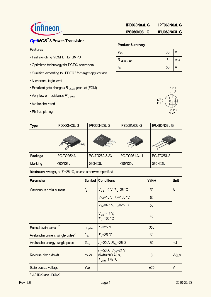 IPD060N03LG_4910053.PDF Datasheet