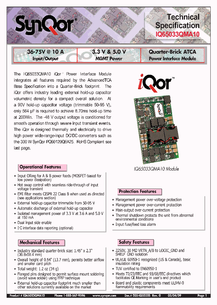 IQ65033QMA10NKS-G_4455339.PDF Datasheet