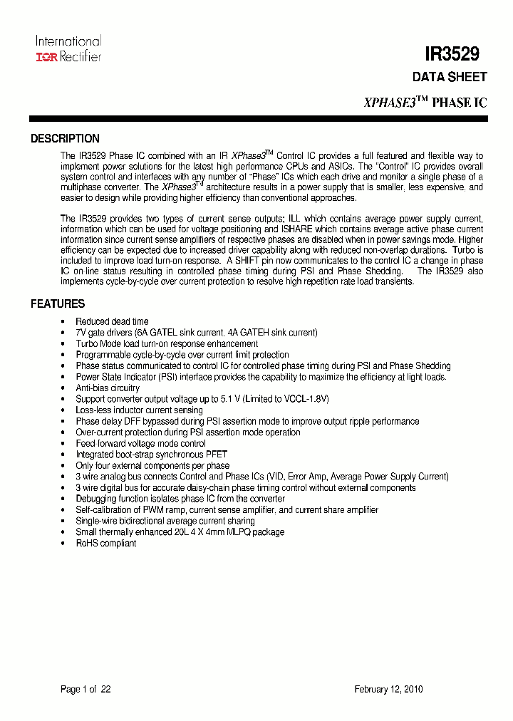 IR3529_4599465.PDF Datasheet