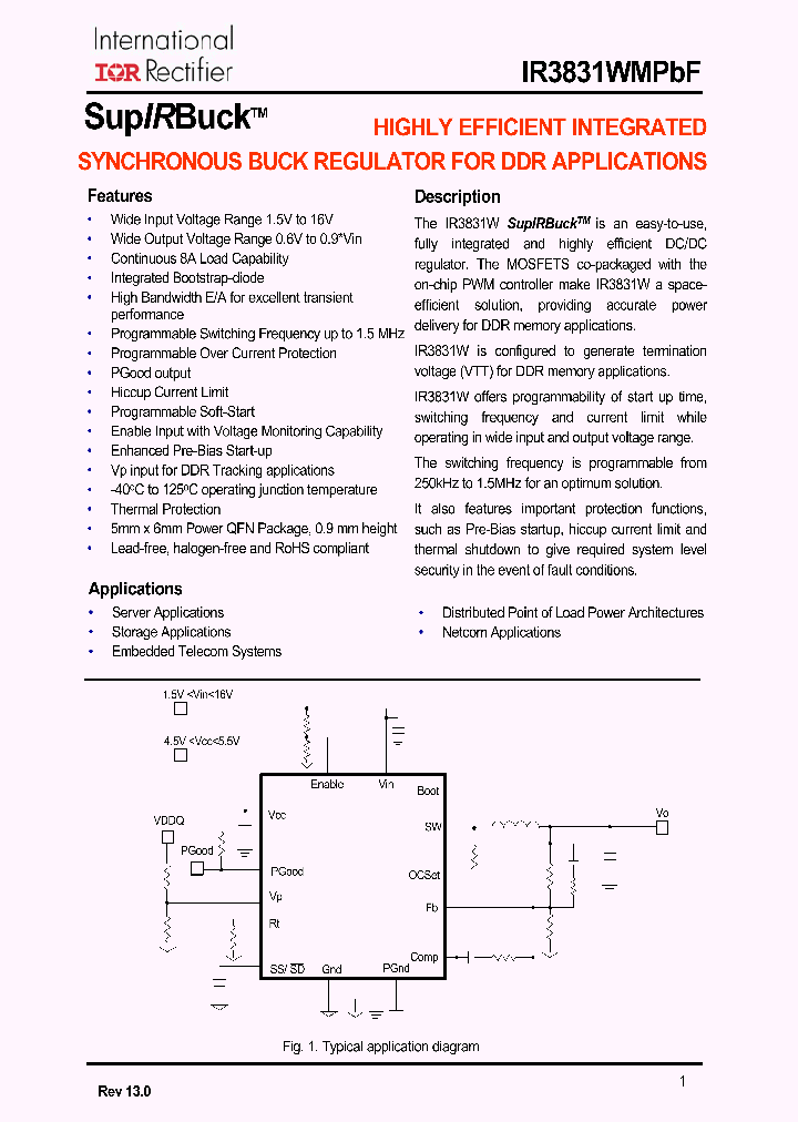IR3831WMPBF_4767118.PDF Datasheet