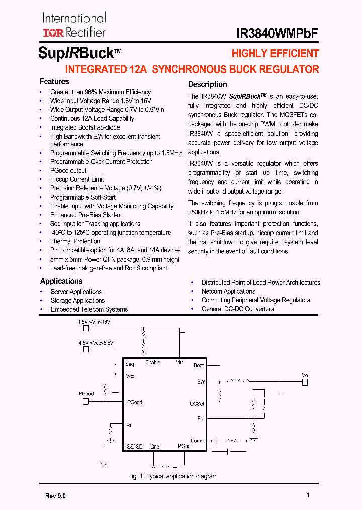 IR3840WMPBF_4585328.PDF Datasheet