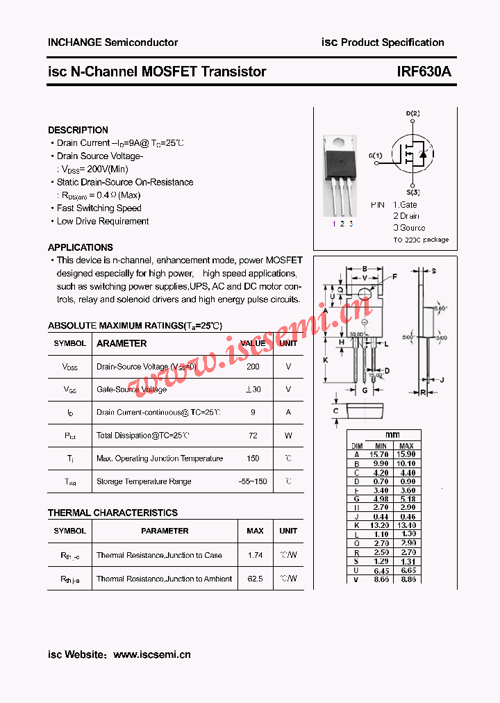 IRF630A_4548469.PDF Datasheet