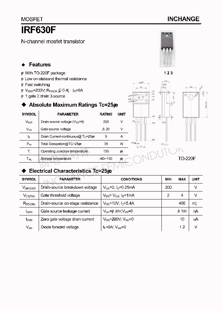 IRF630F_4448422.PDF Datasheet