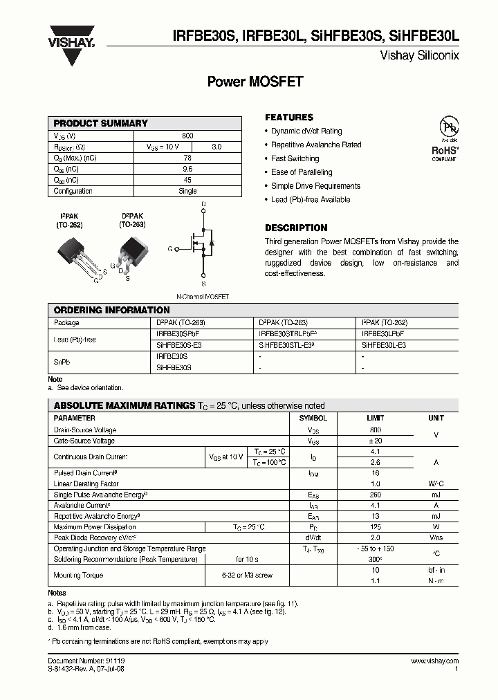 IRFBE30L_4246871.PDF Datasheet