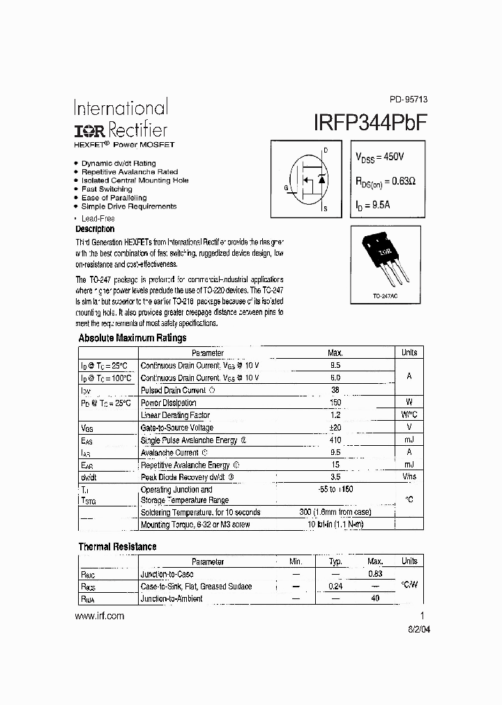 IRFP344PBF_4166638.PDF Datasheet