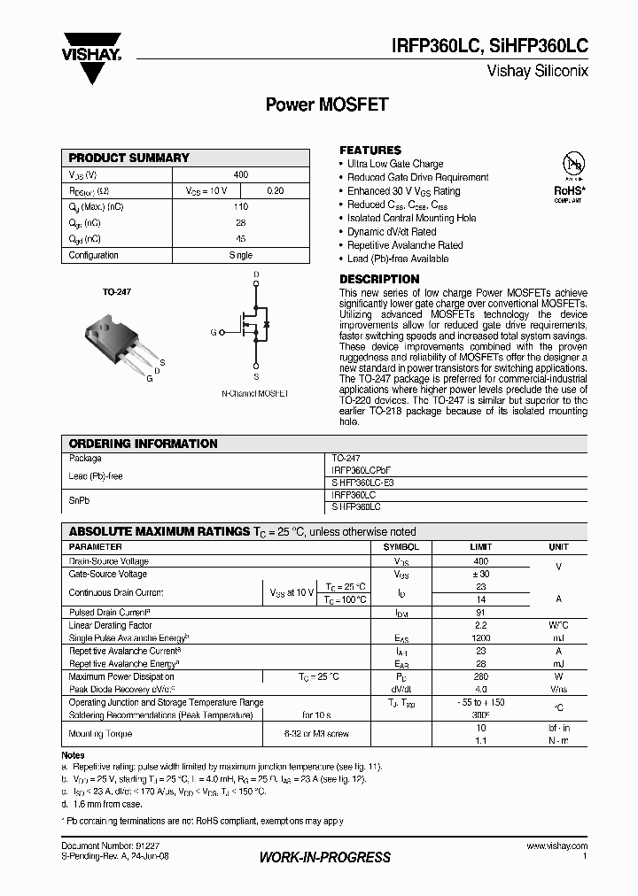 IRFP360LC_4437531.PDF Datasheet