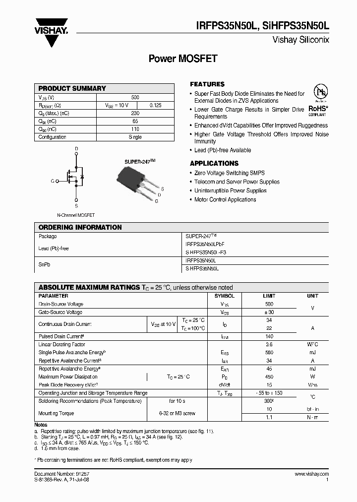 IRFPS35N50L_4334044.PDF Datasheet