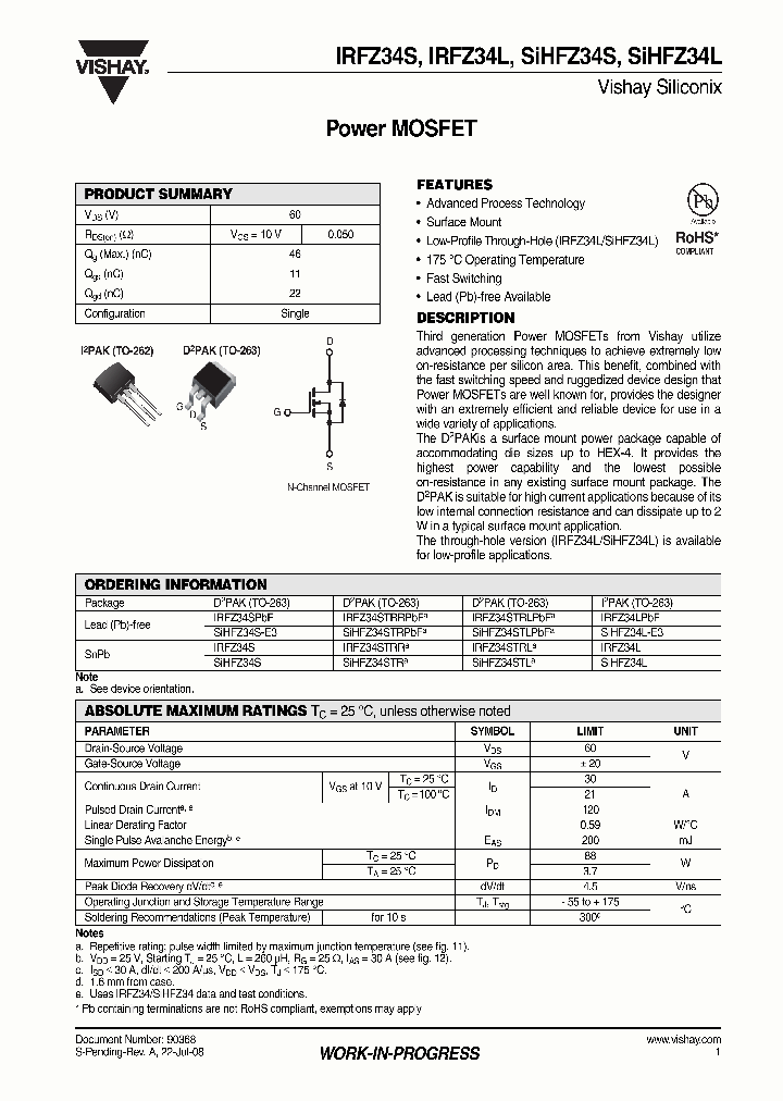 IRFZ34L_4361189.PDF Datasheet