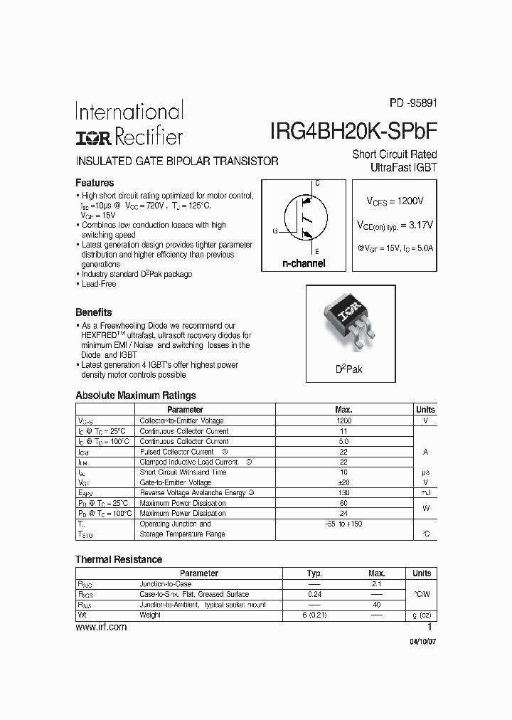 IRG4BH20K-SPBF_4347238.PDF Datasheet