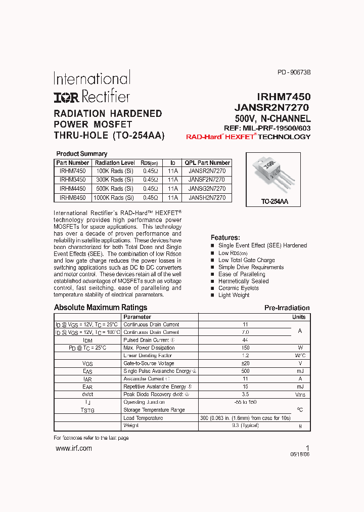 IRHM3450_4877437.PDF Datasheet