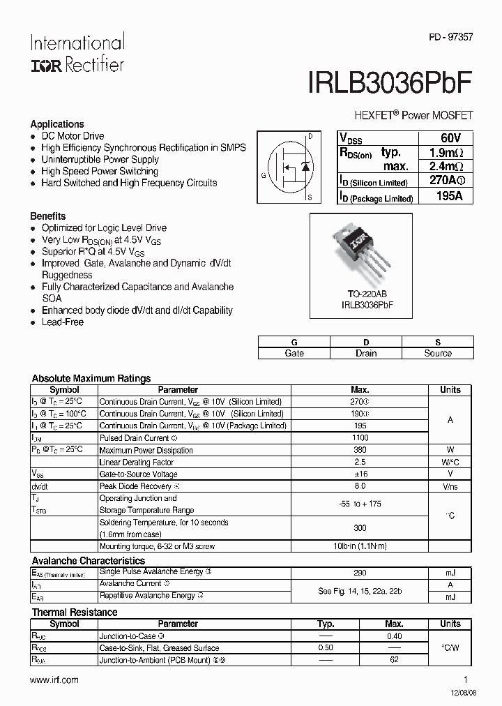 IRLB3036PBF_4670456.PDF Datasheet