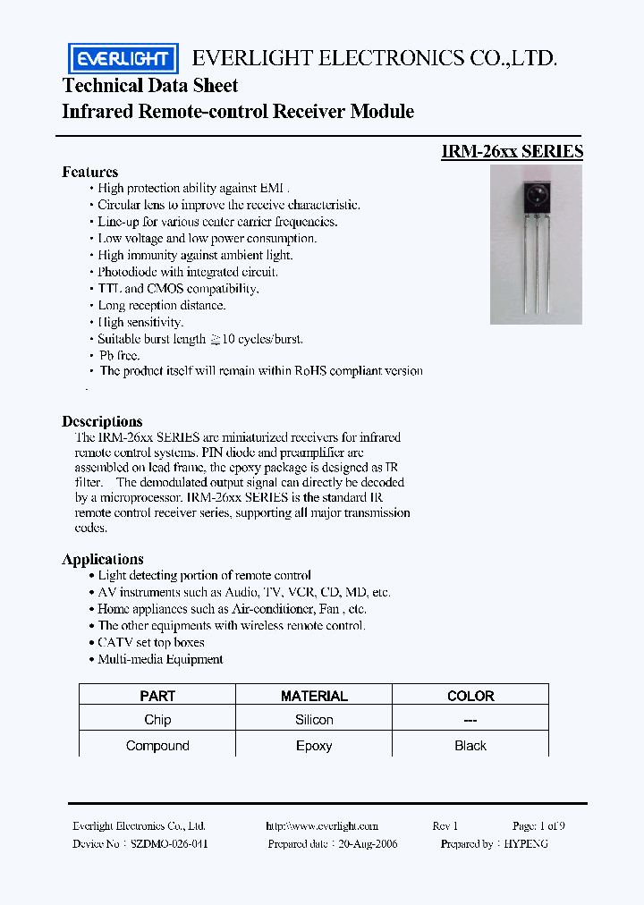 IRM-2633_4172100.PDF Datasheet