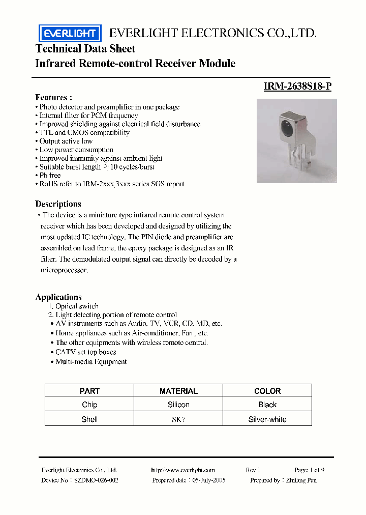 IRM-2638S18-P_4207312.PDF Datasheet