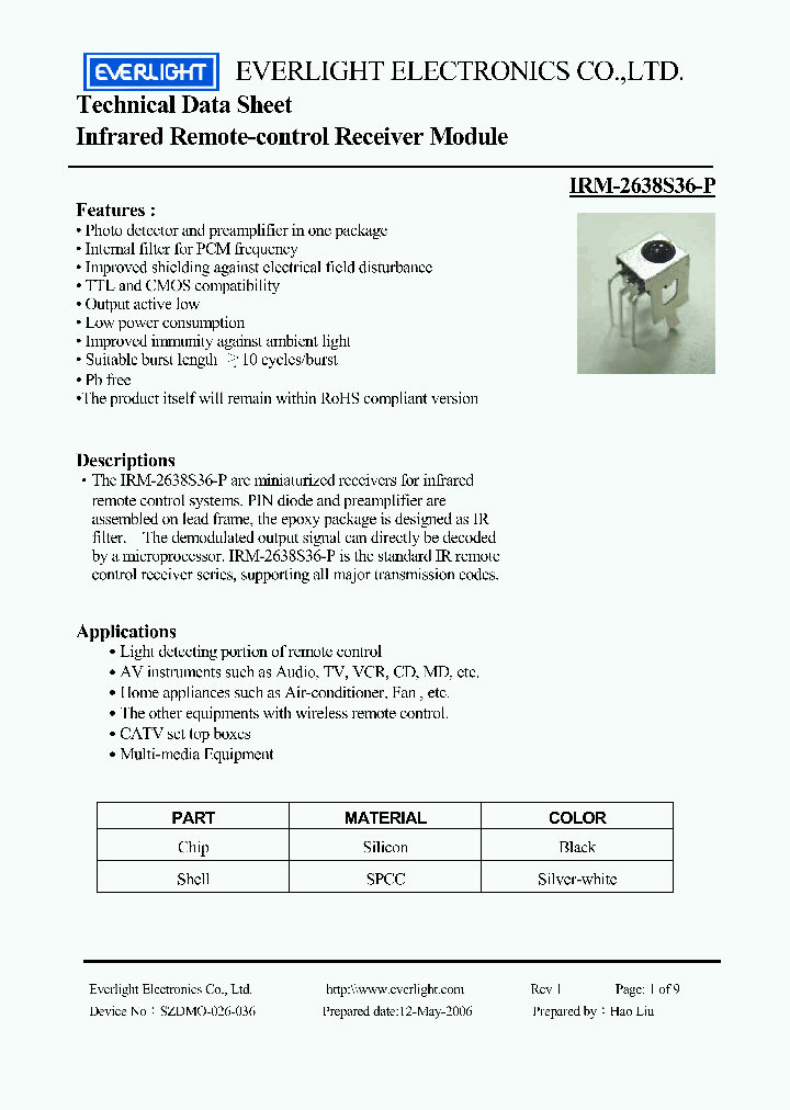 IRM-2638S36-P_4207313.PDF Datasheet