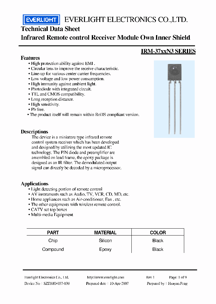 IRM-3738N3_4211747.PDF Datasheet