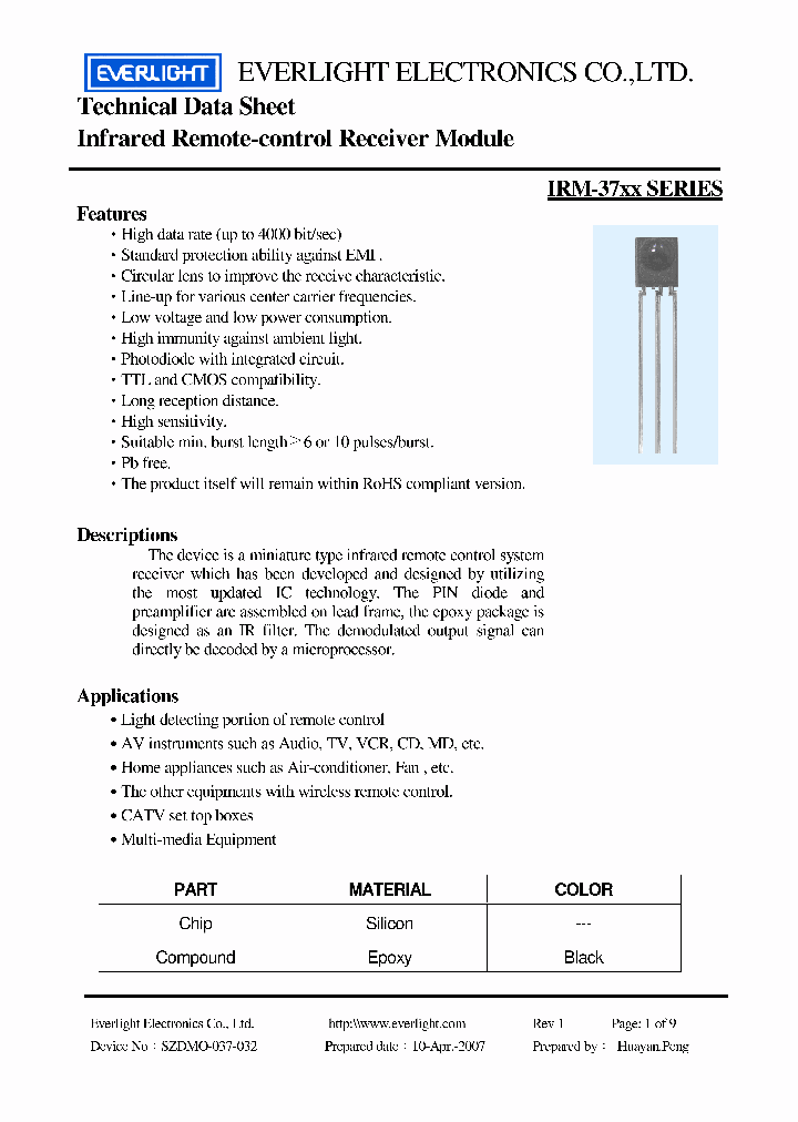 IRM-37XX_4779944.PDF Datasheet