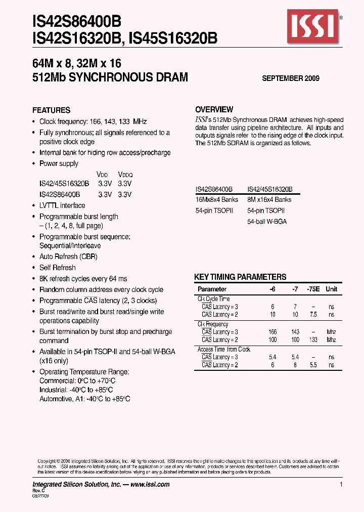 IS42S16320B-7BL_4617268.PDF Datasheet