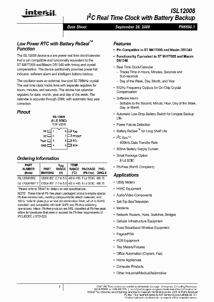 ISL12008IB8Z-T_4568455.PDF Datasheet