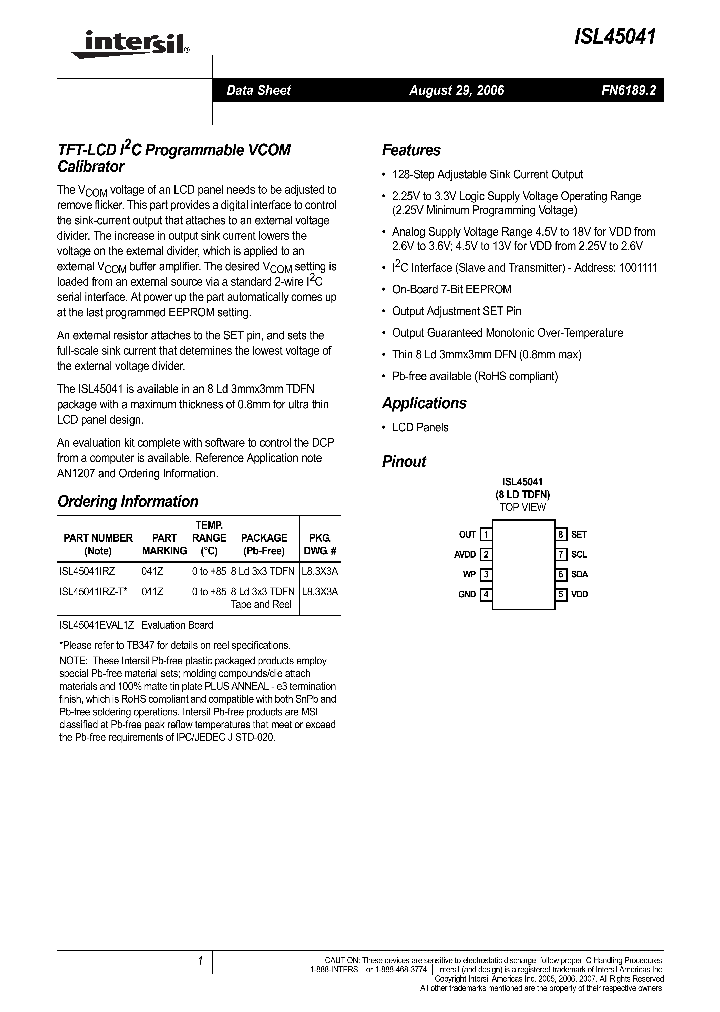 ISL45041EVAL1Z_4183813.PDF Datasheet