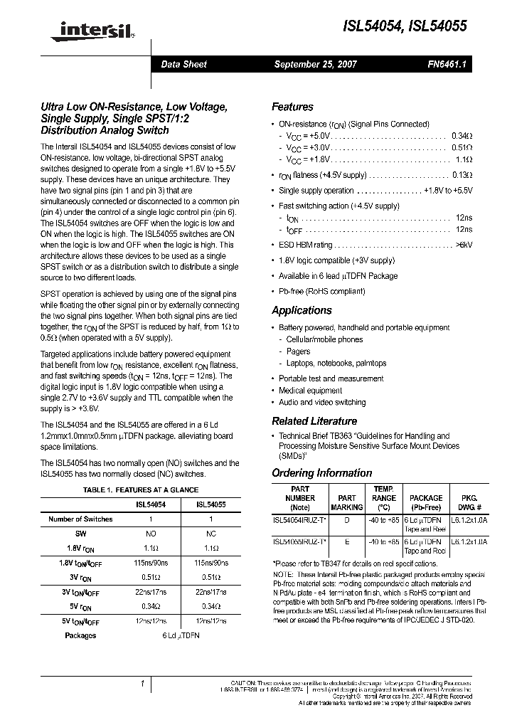 ISL540540709_4568951.PDF Datasheet
