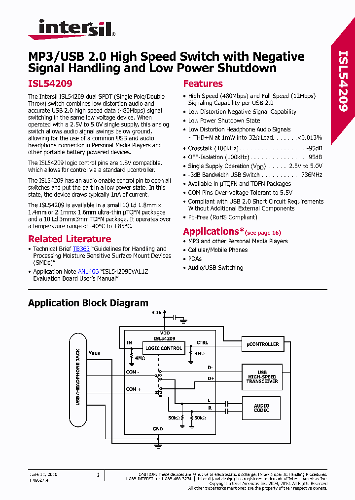 ISL54209IRU1Z-T_4855013.PDF Datasheet